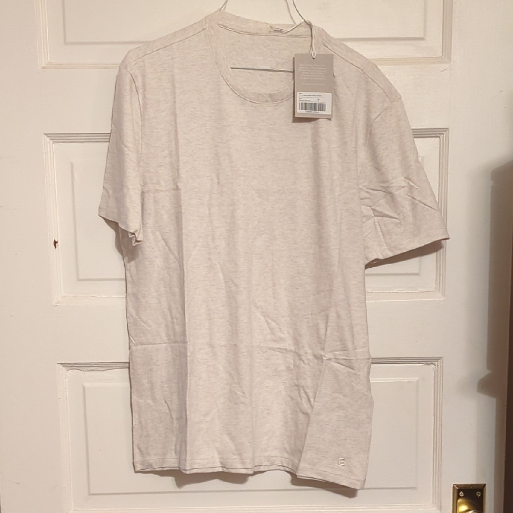 Everlane White Short Sleeve Tee Classic Crew Neck